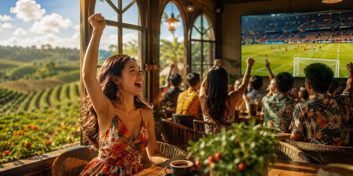 Người dùng tại Buôn Ma Thuột kiểm tra điều kiện rút tiền thưởng bên ly cà phê