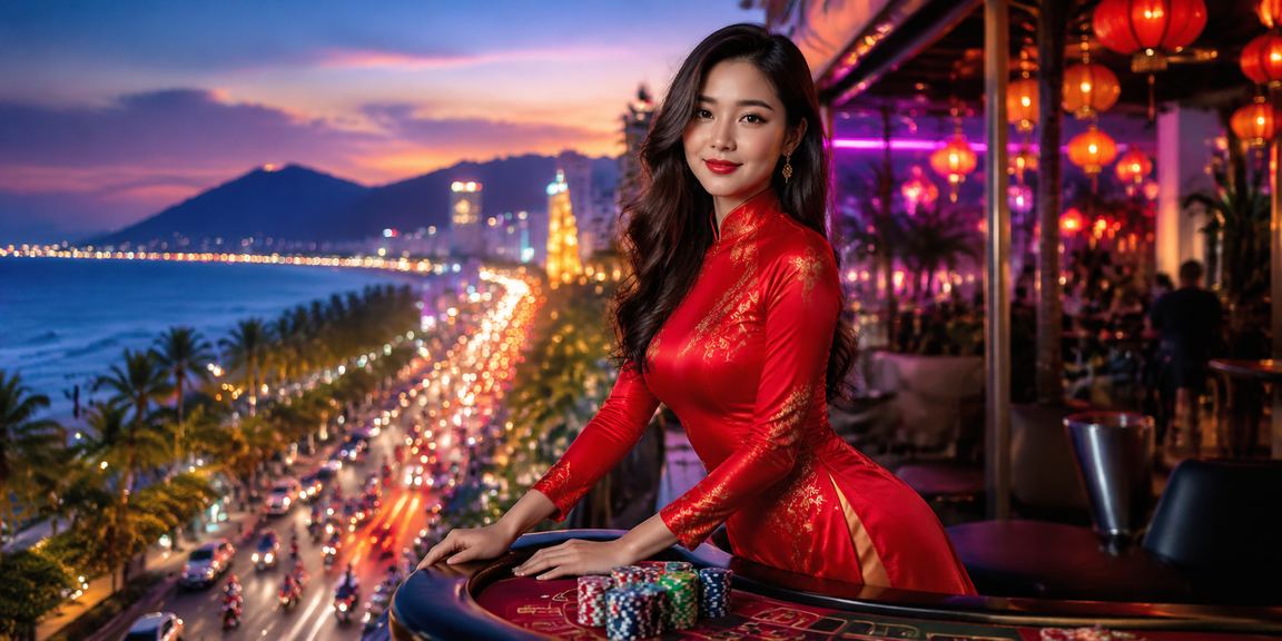 Người mặc áo dài truyền thống tại Nha Trang xem thông tin cá cược và giao dịch trực tuyến
