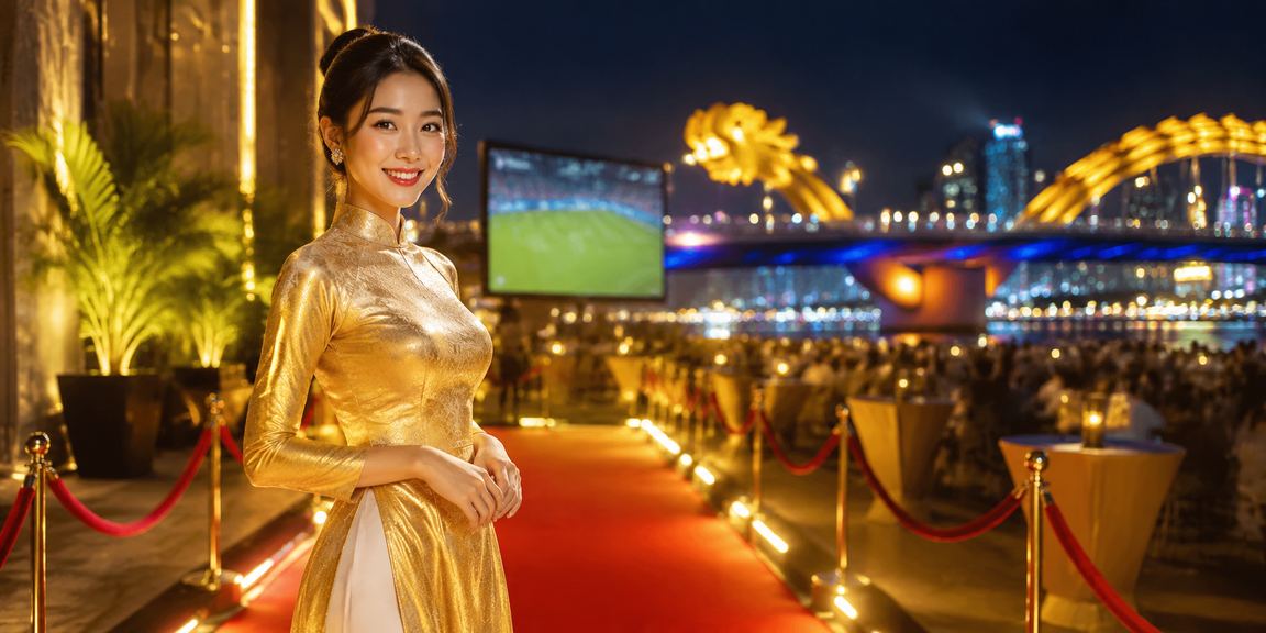 Giao diện cá cược thể thao Việt Nam trên màn hình lớn tại quán cà phê
